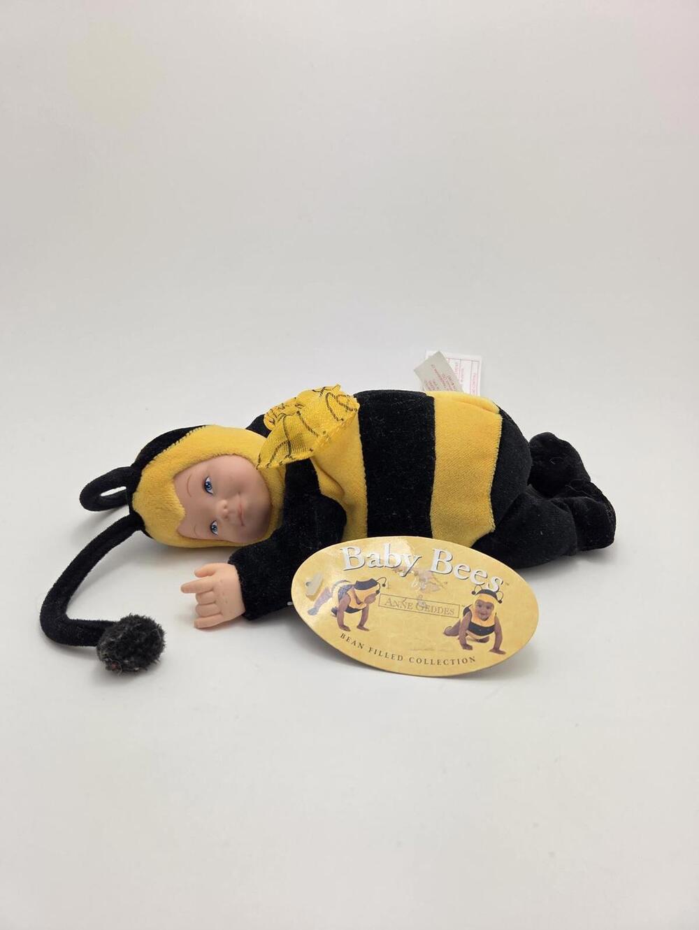 Cute Anne Geddes Baby Bees, 90s Vintage Collectible (6 inch)
